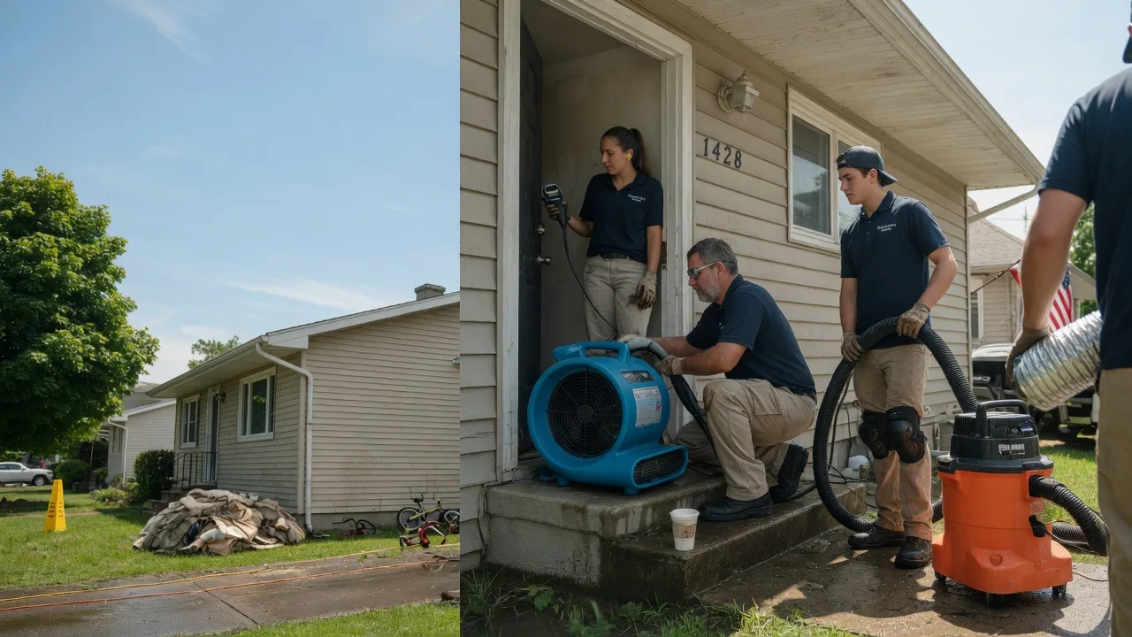 Water Damage Restoration in Cornland, IL near me